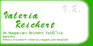 valeria reichert business card
